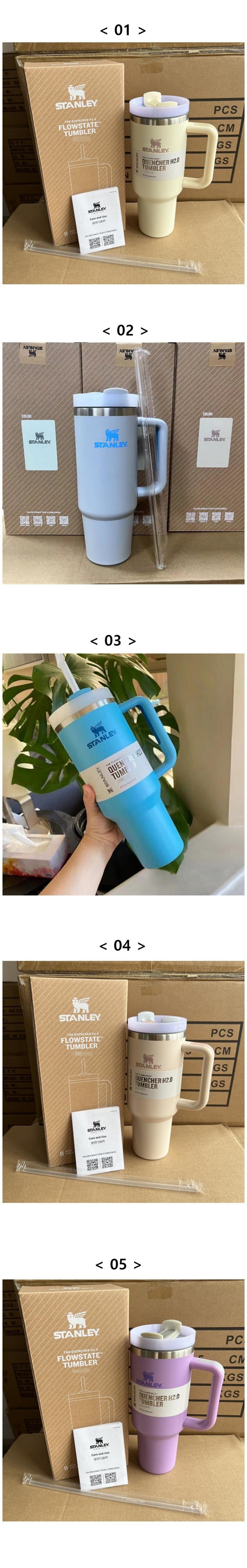 스탠리 30oz 손잡이 텀블러 대용량 빨대텀블러 보온보냉 커플텀블러 이미지 4