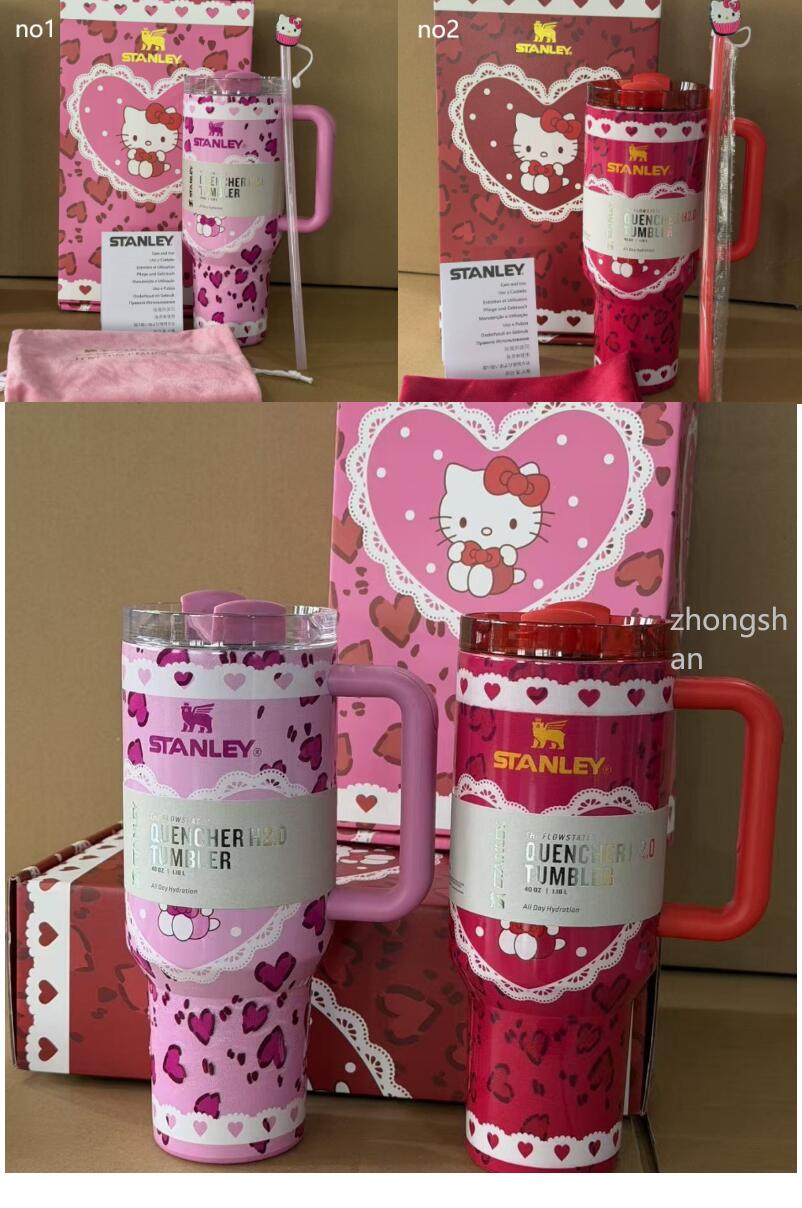 키티 대용량 차량용 학원 선물 자동차 텀블러 이미지 2