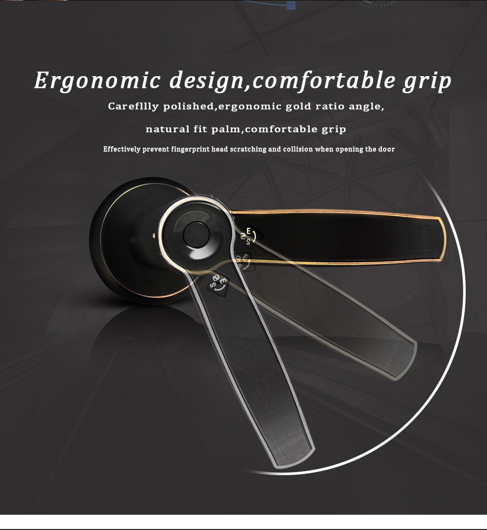 指纹密码蓝牙APP把手指纹锁