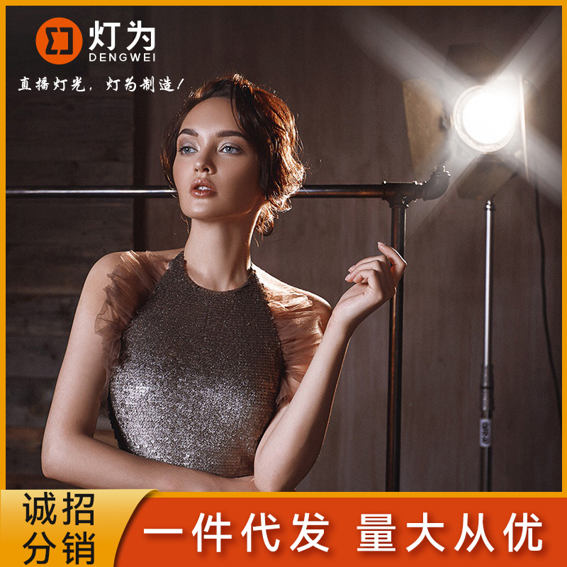 灯为三代常亮影视灯LED补光灯影棚摄影灯电影录像广告拍照视频