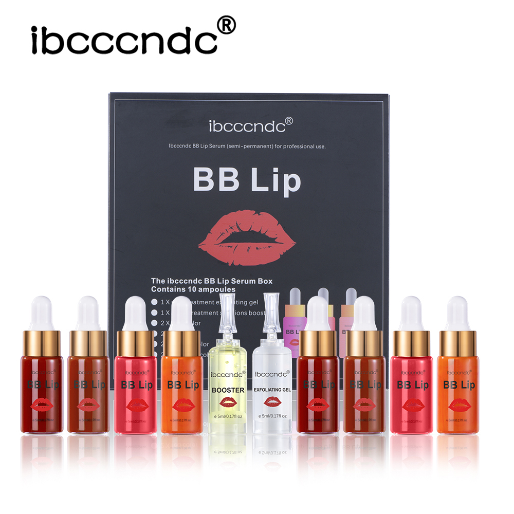 ibcccndc跨境源头工厂微针唇彩套装 唇彩液礼盒套装 唇部彩妆BB LIP