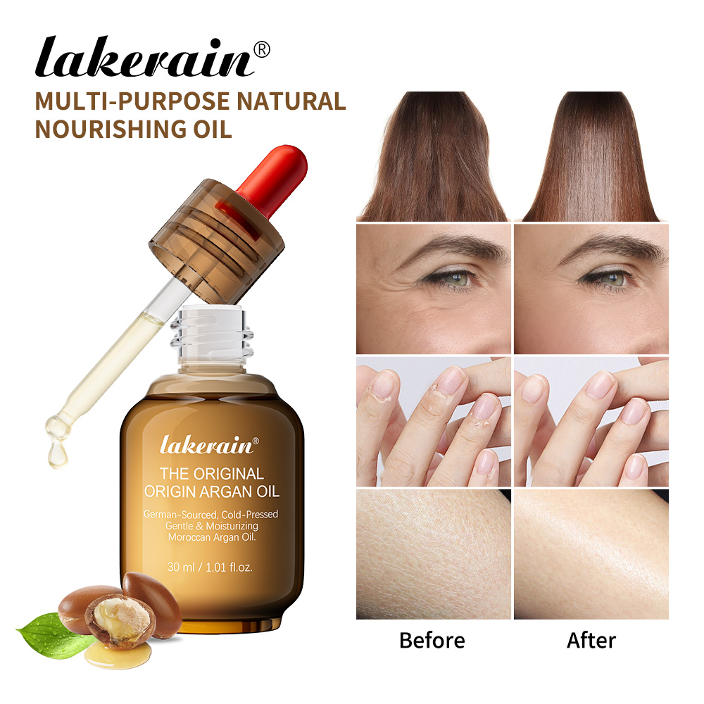 lakerain源头工厂跨境爆款保湿摩洛哥坚果油ORIGIN ARGAN OIL多效肌肤护理基础油