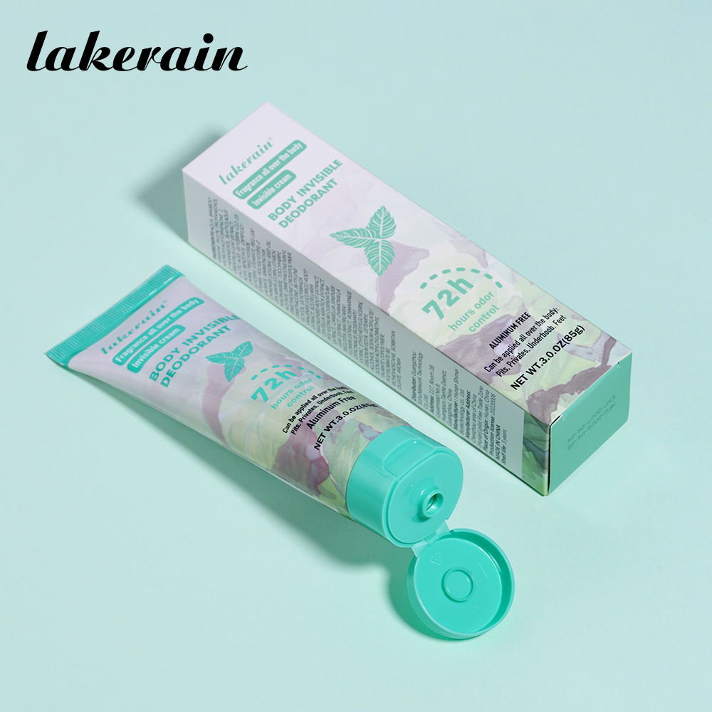 lakerain源头工厂跨境爆款身体隐形除臭 72小时清新香味 清爽香体膏