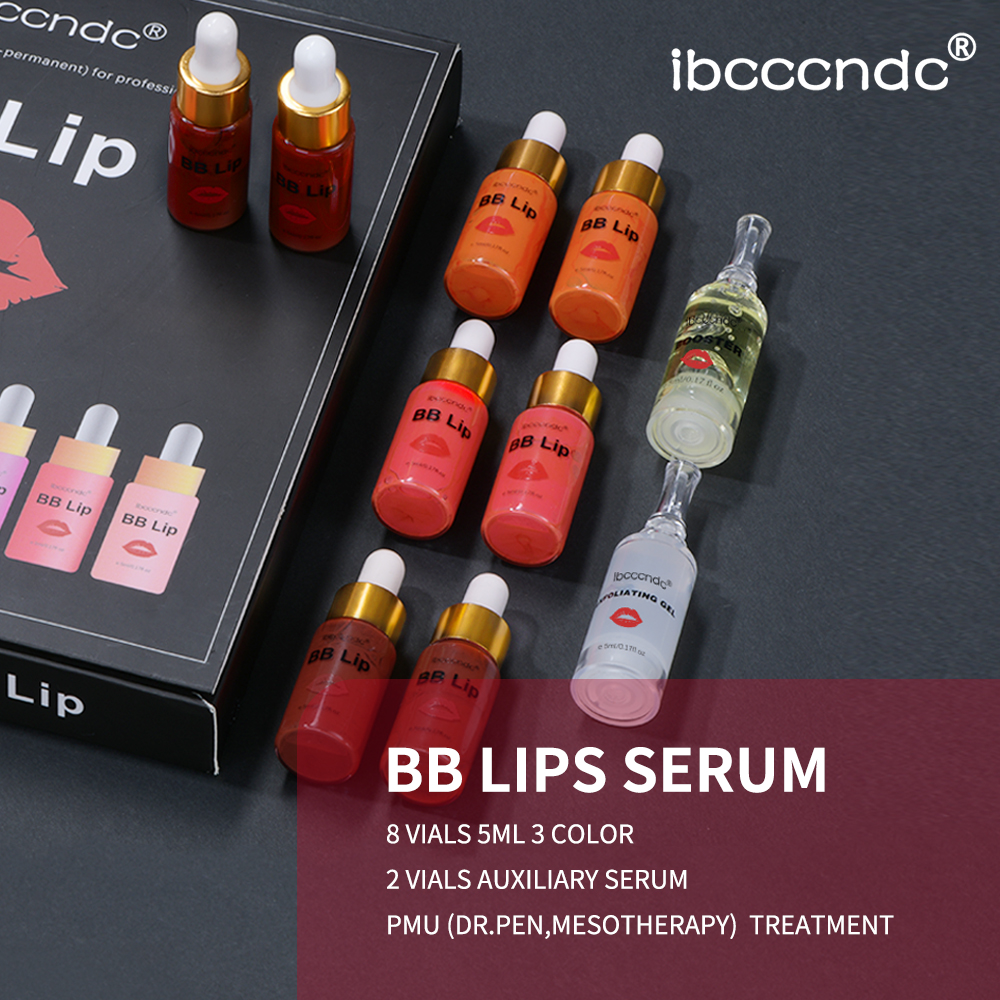 ibcccndc跨境源头工厂微针唇彩套装 唇彩液礼盒套装 唇部彩妆BB LIP