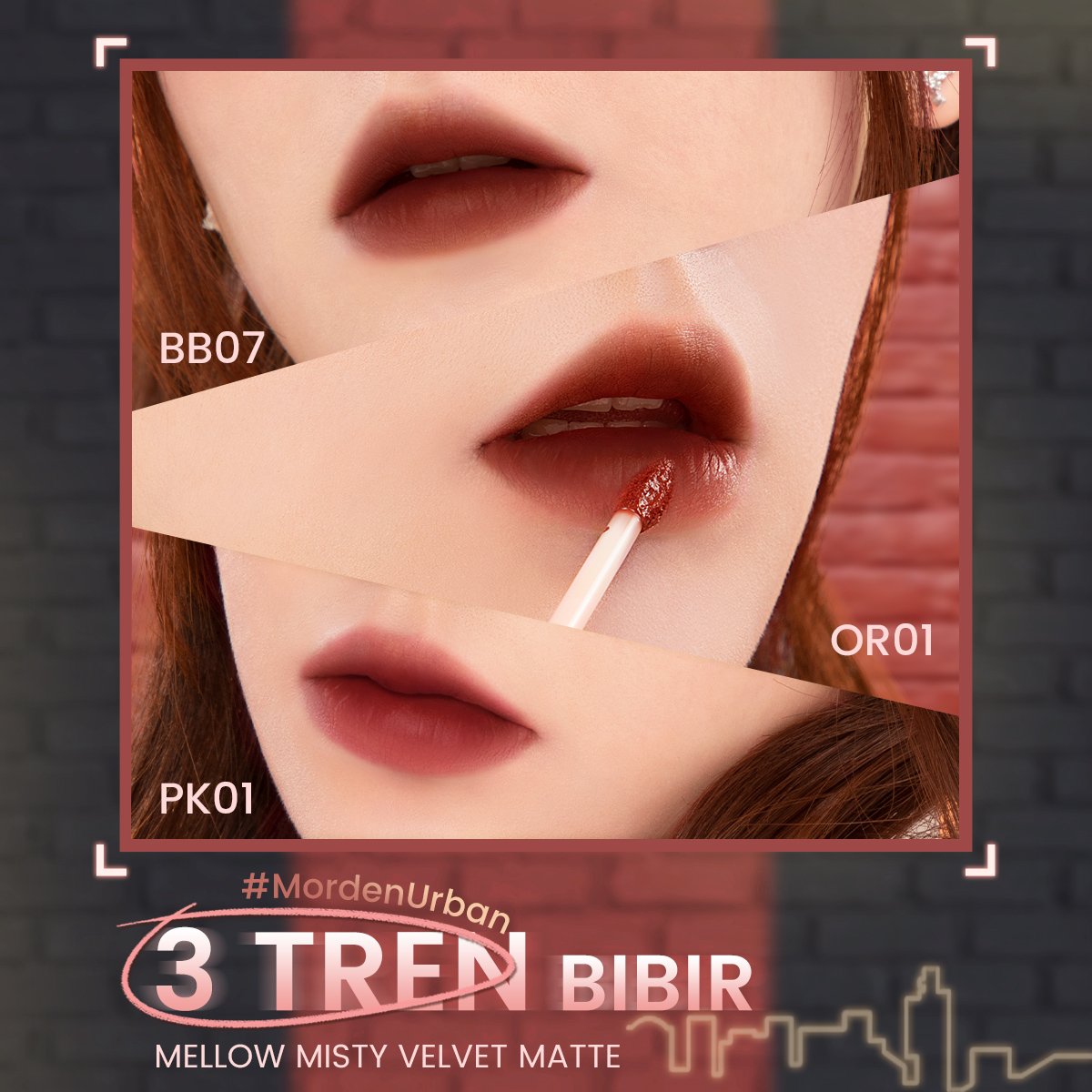 FOCALLURE丝绒唇釉雾面易上色哑光口红跨境电商不易掉色口红批发