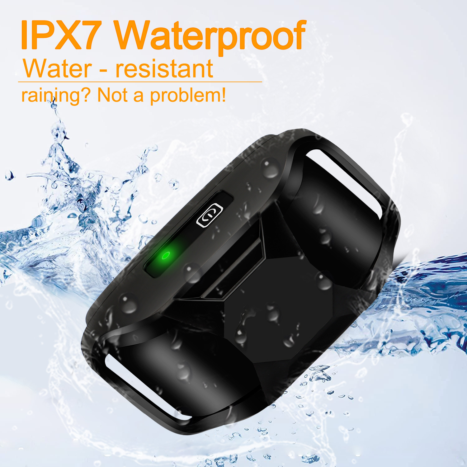 远程遥控训狗器防水一拖二震动电击警告音