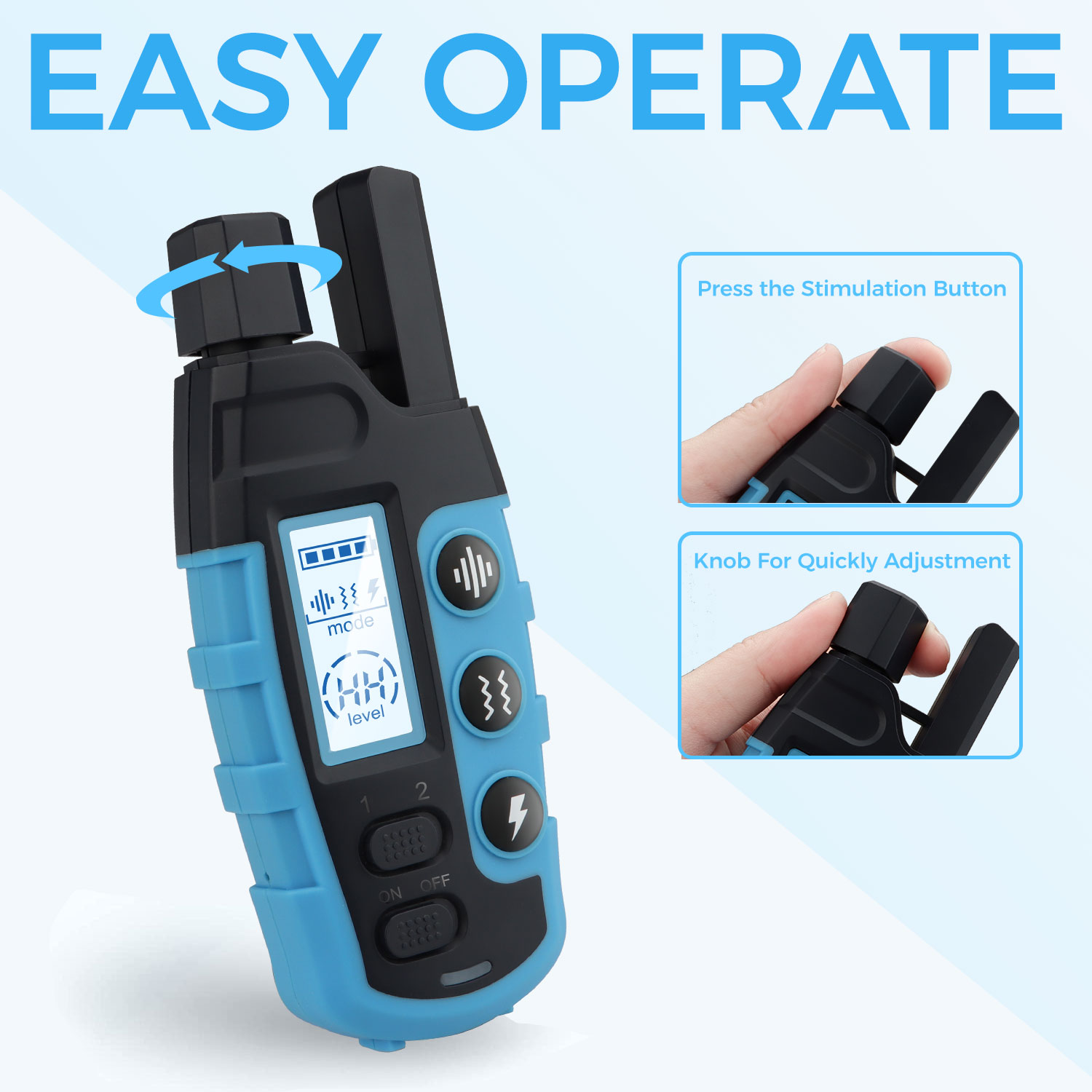 2022亚马逊热销款遥控远程训狗器IP67防水可充电