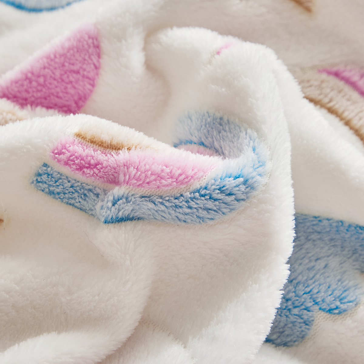 跨境家纺欧美床上用品外贸卡通动物系列夜光法兰绒被套枕套三件套