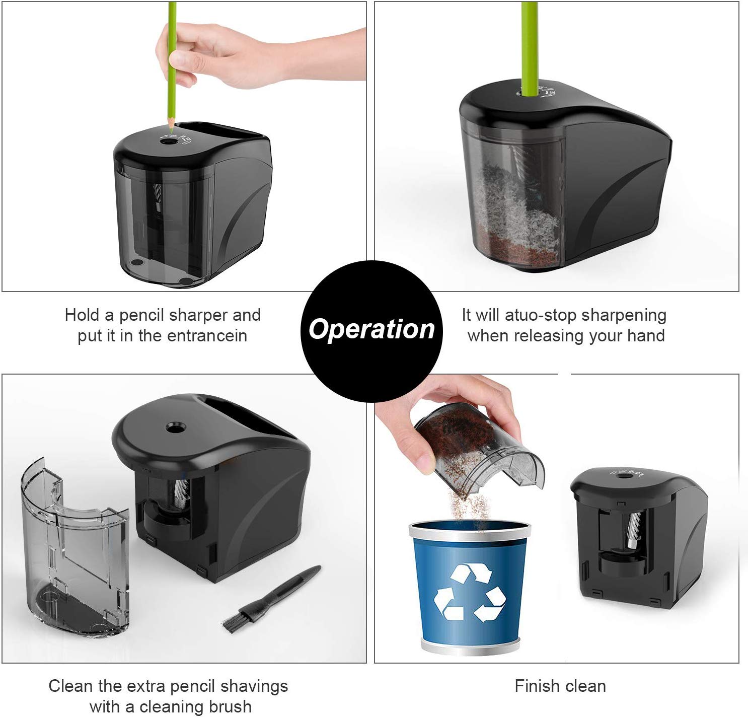 跨境私模半自動(dòng)螺旋電動(dòng)削筆機(jī)2次出廠全檢無售后