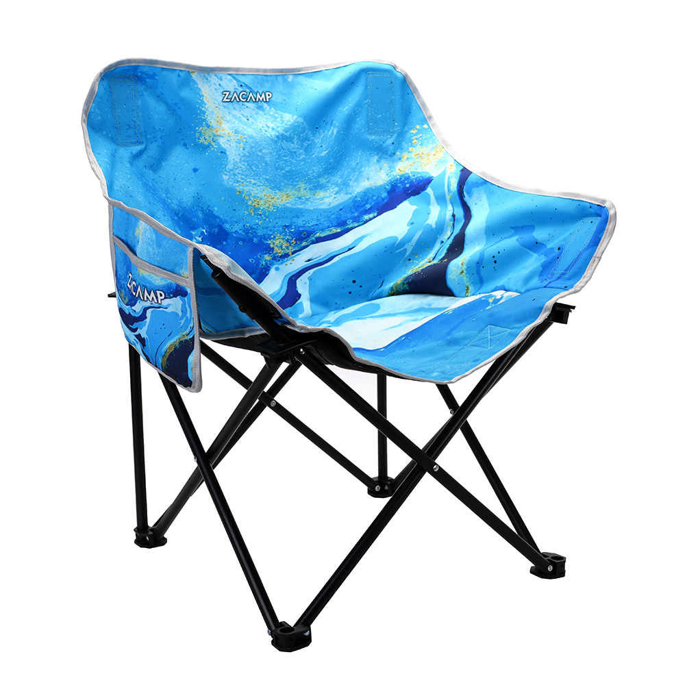 厂家供应折叠椅便捷露营靠背钓鱼舒适透气户外折叠椅子多色可选