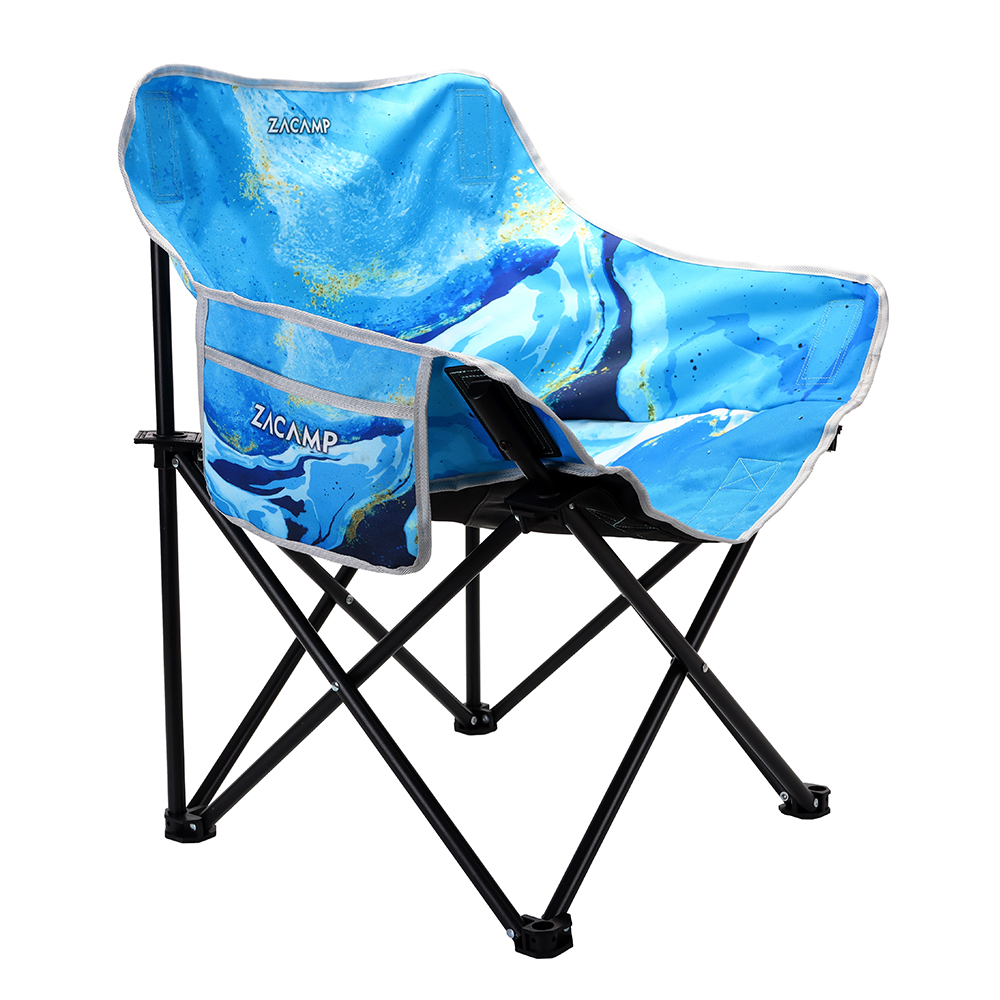 厂家供应折叠椅便捷露营靠背钓鱼舒适透气户外折叠椅子多色可选